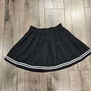 Pleated mini skirt